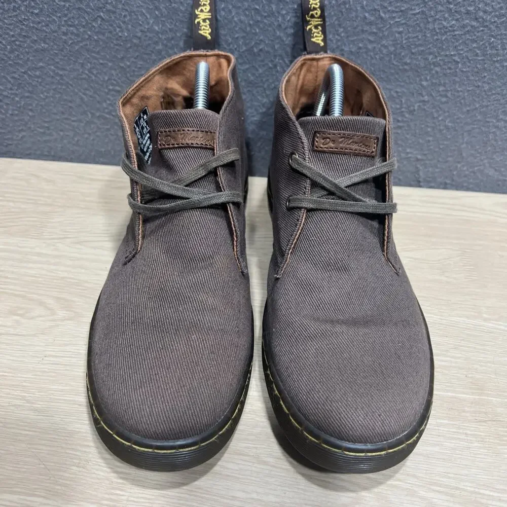 Docs Dr Martens Mayport Brown Leather Chukka Boots Mens Size 9 M